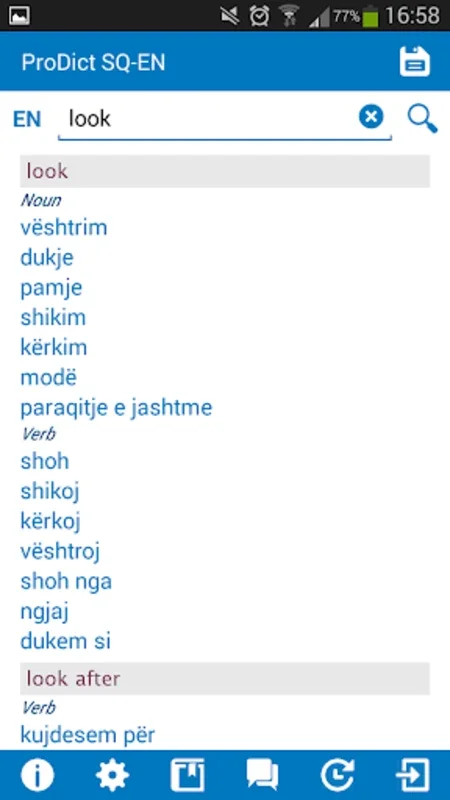 ProDict SQ-EN for Android - The Ultimate Language Tool