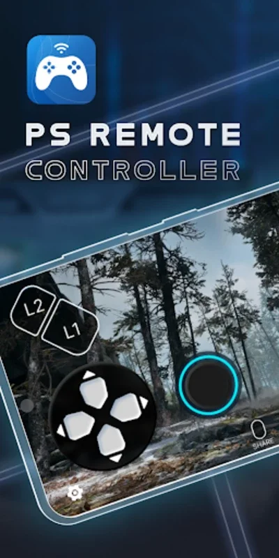 Remote Play Controller for PS on Android - No Download Needed