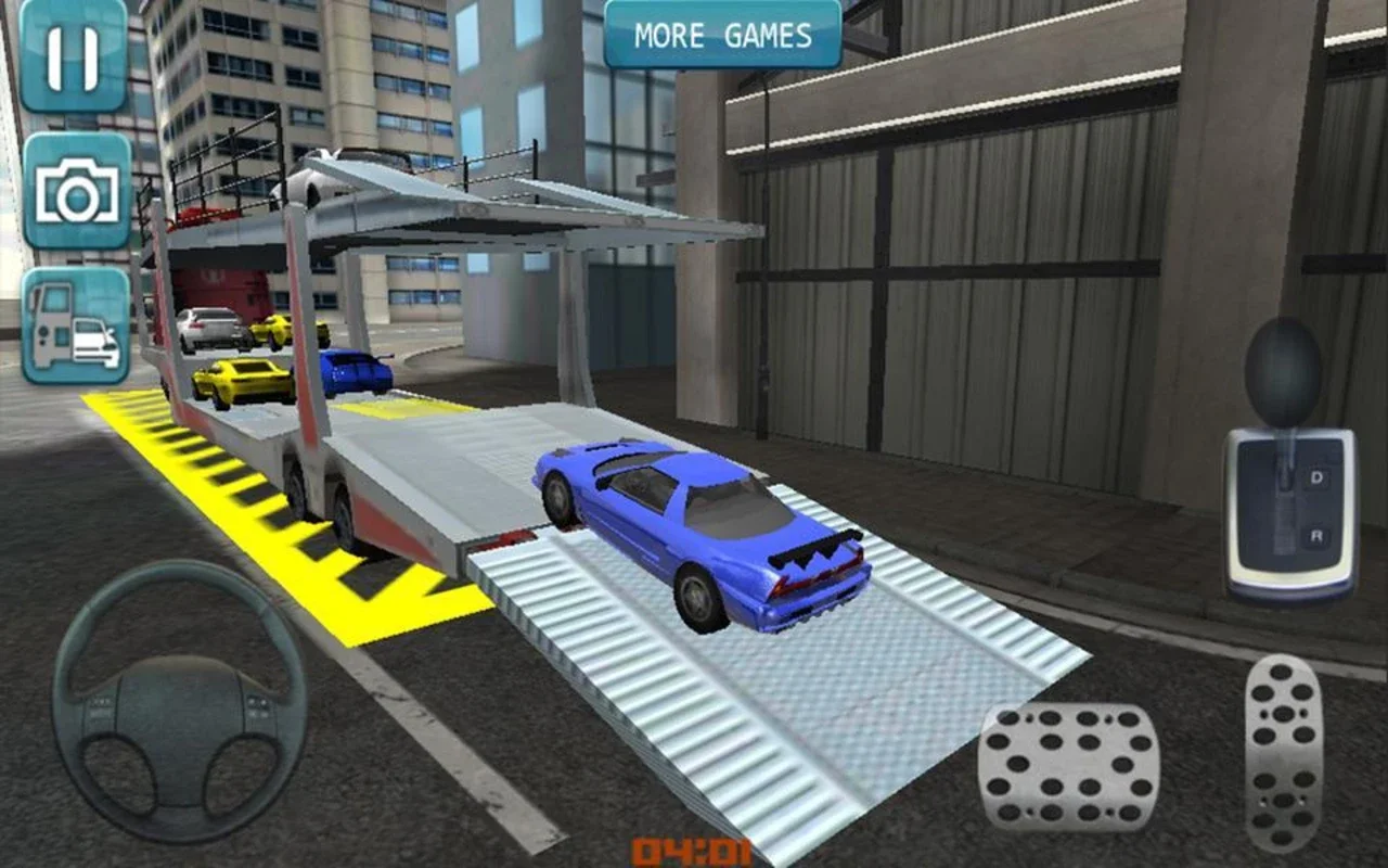 Car Transport Parking Extended for Android - Thrilling Driving Game