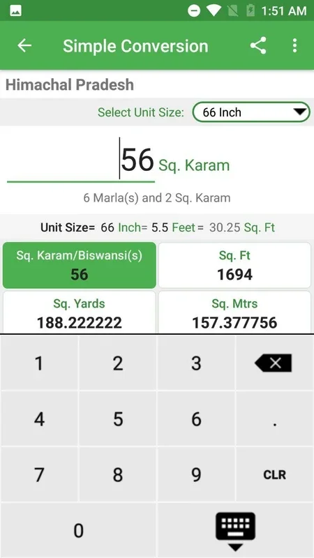 Land Area Converter And Calculator for Android: Simplify Area Conversions