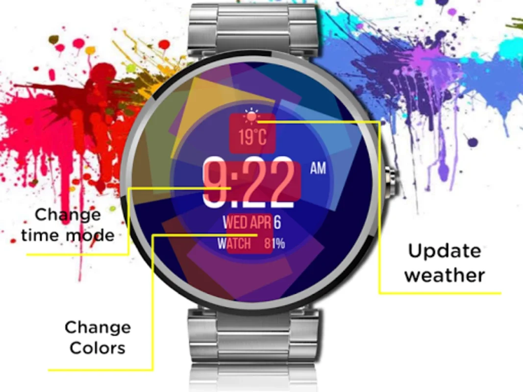 Spring Watch Face for Android - Vibrant & Functional