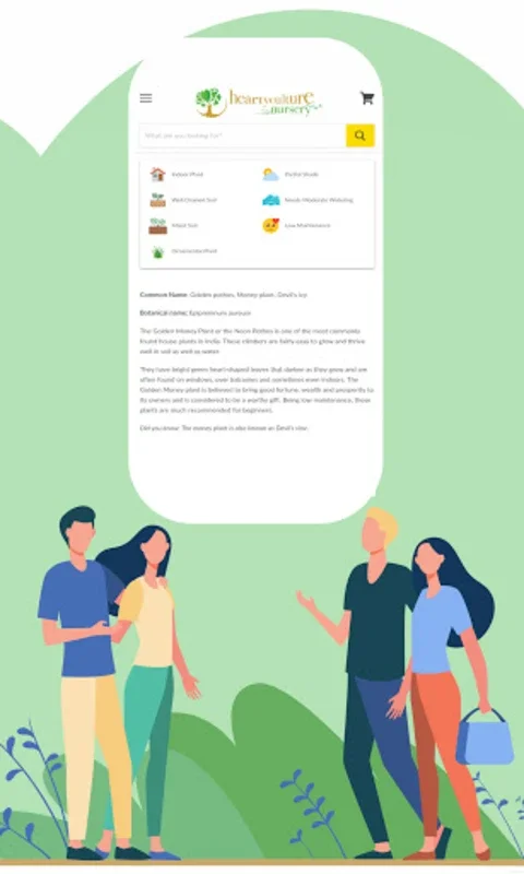 Heartyculture Nursery for Android - Buy Exotic Plants Easily