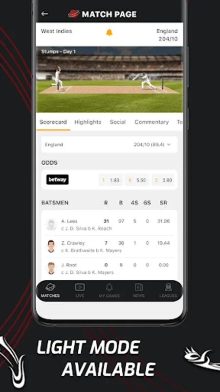 Planet Cricket - Live Scores for Android: Unbeatable Cricket Updates