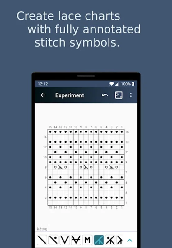 Stitchart for Android: Simplify Knitting Chart Creation