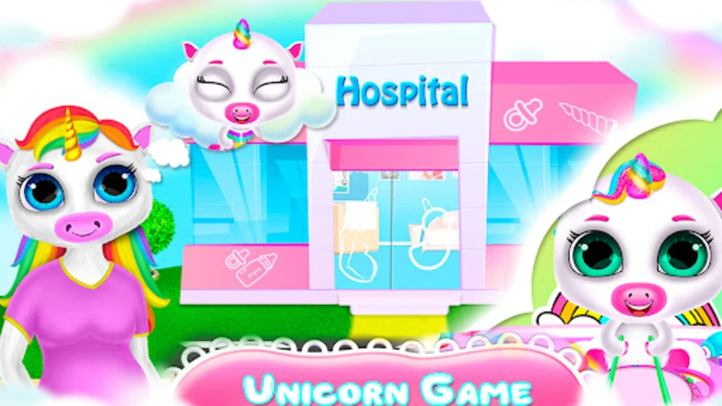 Pregnant Mom & Babyshower Game for Android: Unicorn - Themed Fun for All