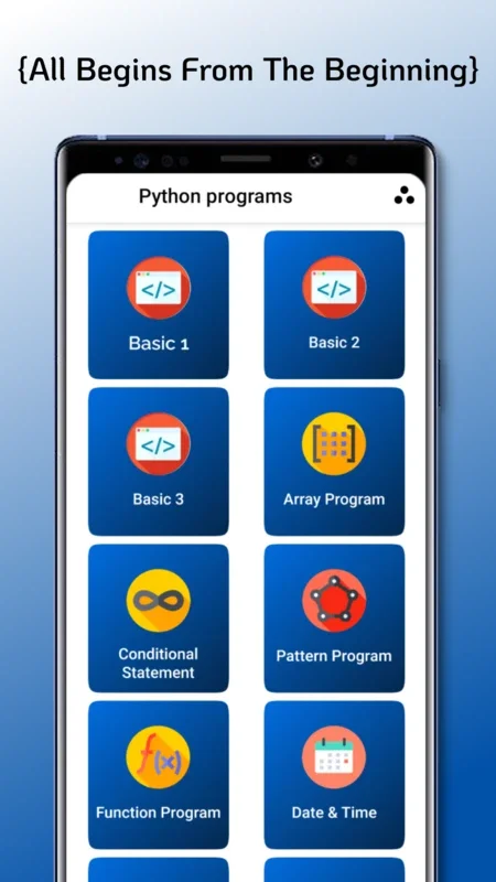 Python Programs & Exercise for Android: Learn with Ease