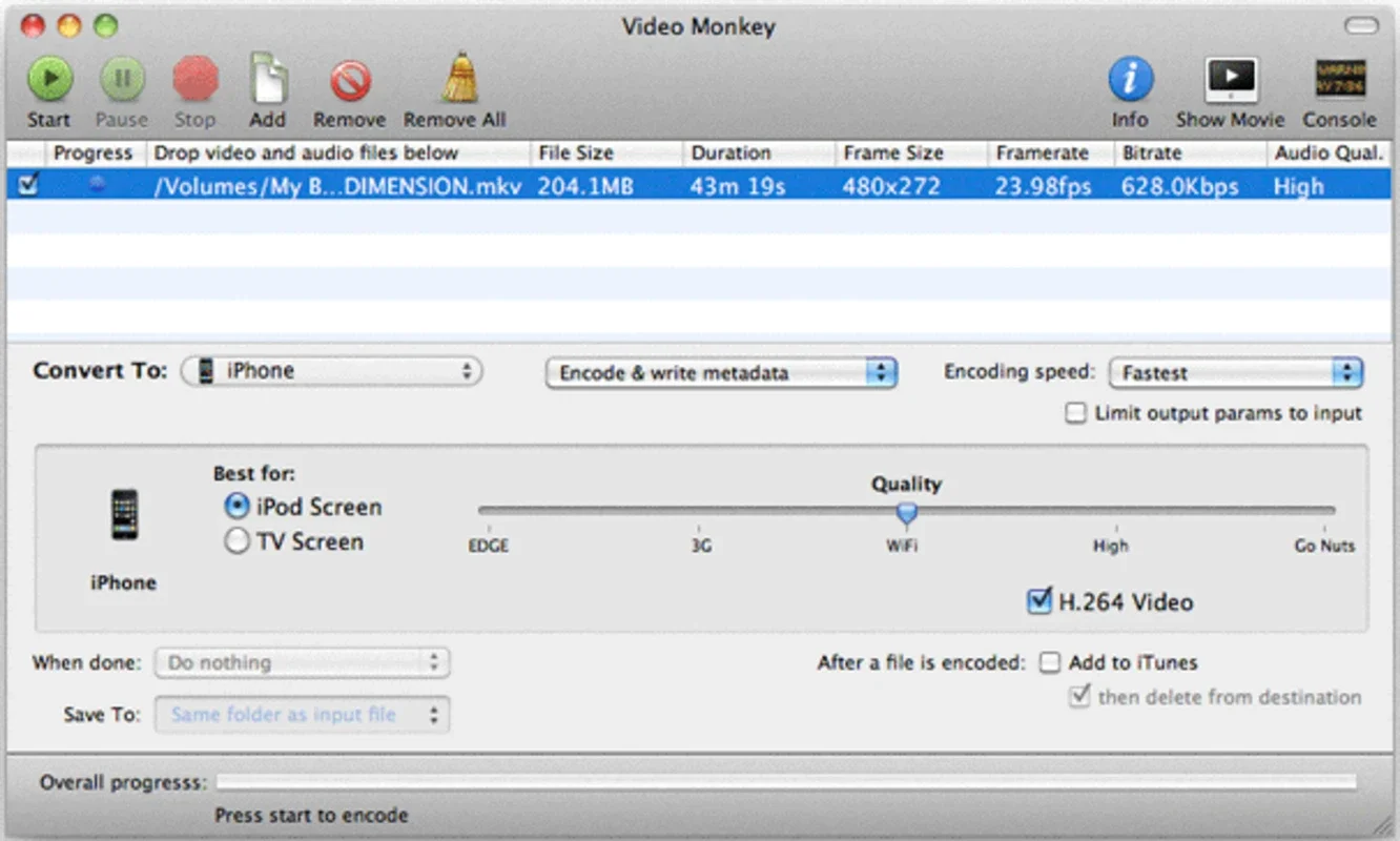 Video Monkey for Mac: A Reliable Video Converter