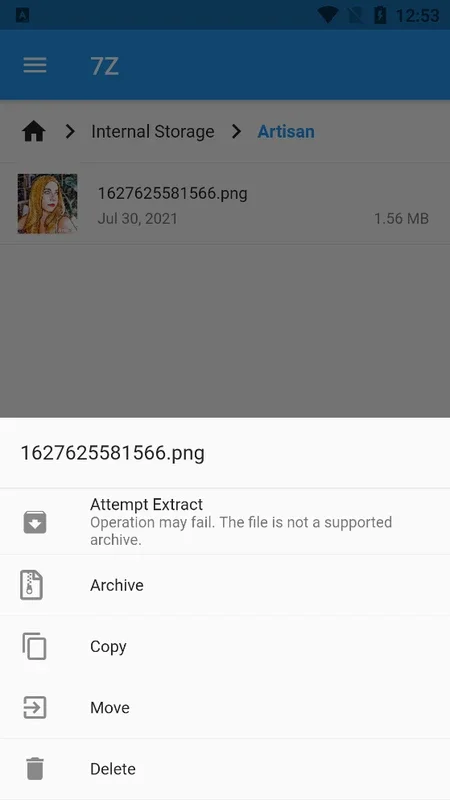 7Z - Files Manager for Android: Efficient File Control