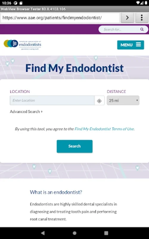 AAE EndoCase for Android: Streamlining Endodontic Assessments