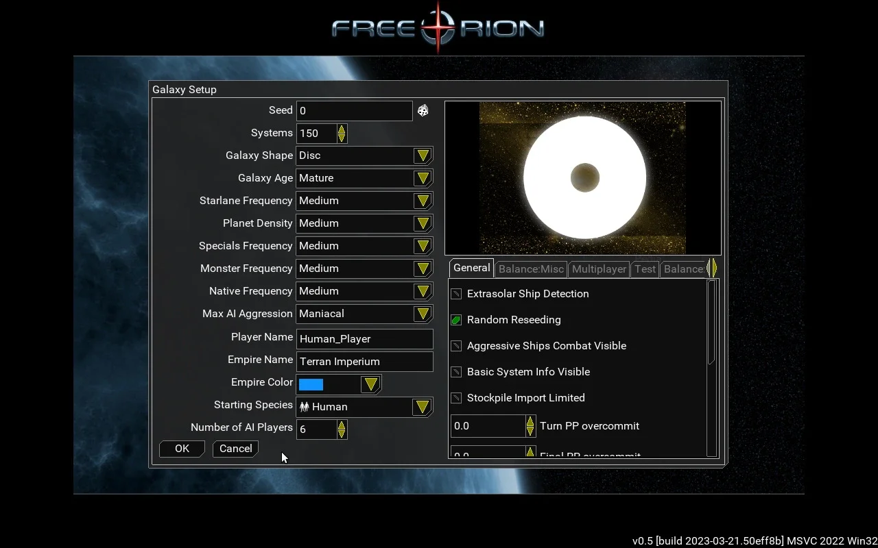 FreeOrion for Windows - Build Your Galactic Empire