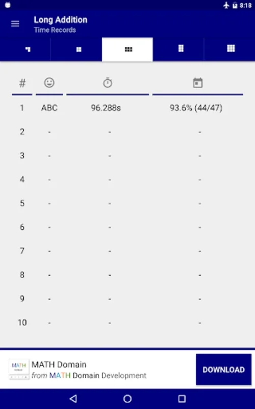 Big Addition: Long Addition for Android - Master Multi-Digit Addition