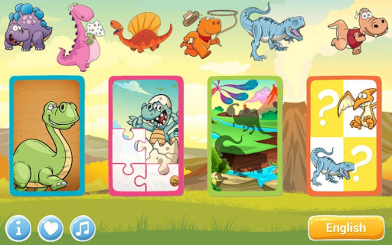 Kids puzzle - Dinosaur games for Android - No Downloading Needed