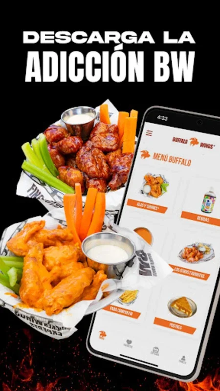 Buffalo Wings for Android - Order Wings with Ease