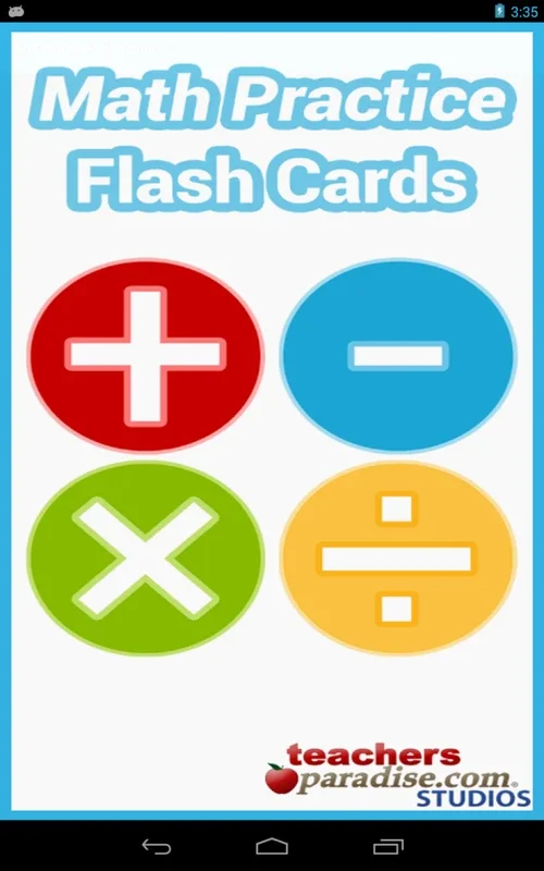 Math Practice Flash Cards for Android: Enhance Your Math Skills