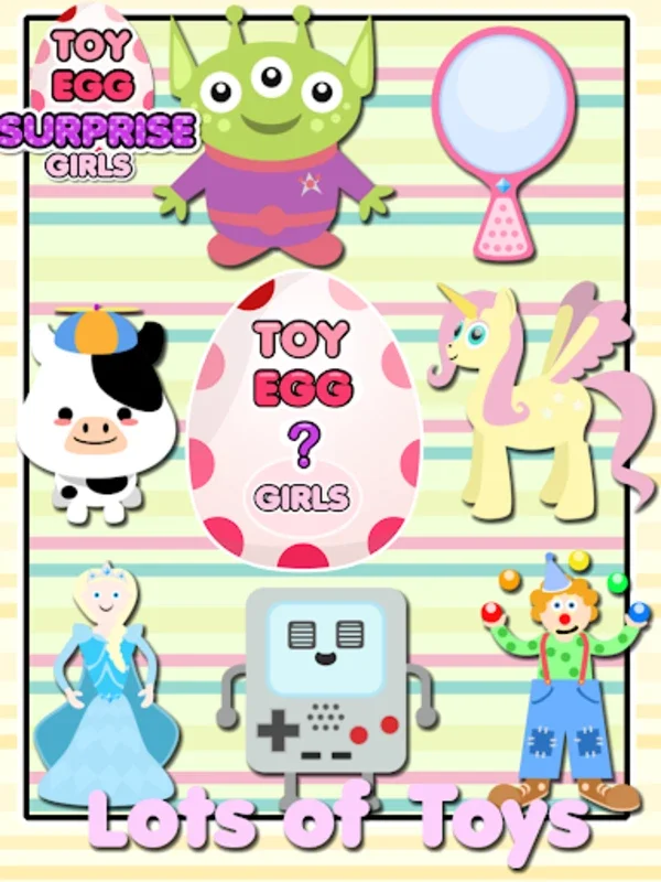 Toy Egg Surprise For Girls on Android - Engaging Toy Collection