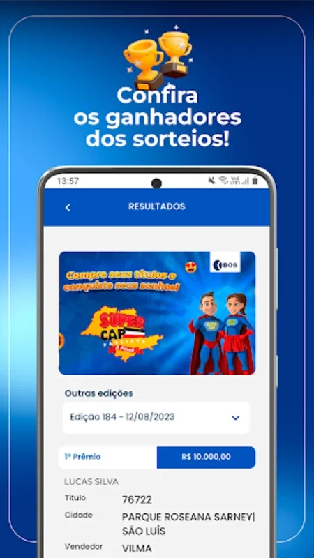 Supercap Paulista for Android - Effortless Lottery Experience