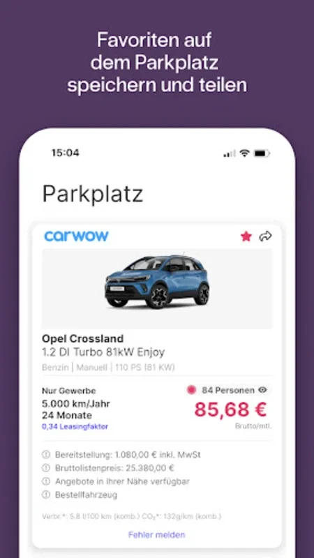 GoLeasy - Leasingsuchmaschine for Android: Find Ideal Car Leases