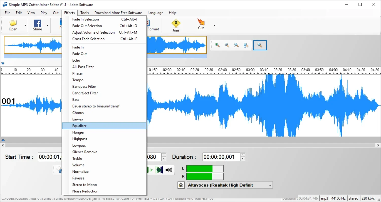 Simple MP3 Cutter Joiner Editor for Windows - Free Download