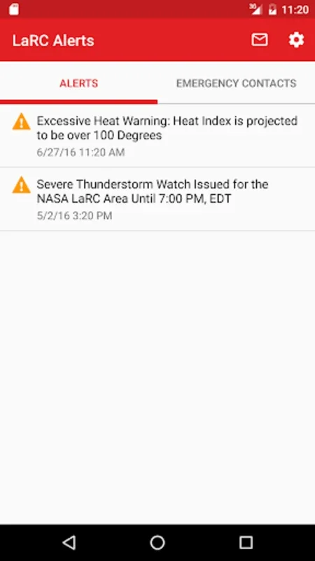 LaRC Alerts for Android: Stay Informed at Langley Research Center