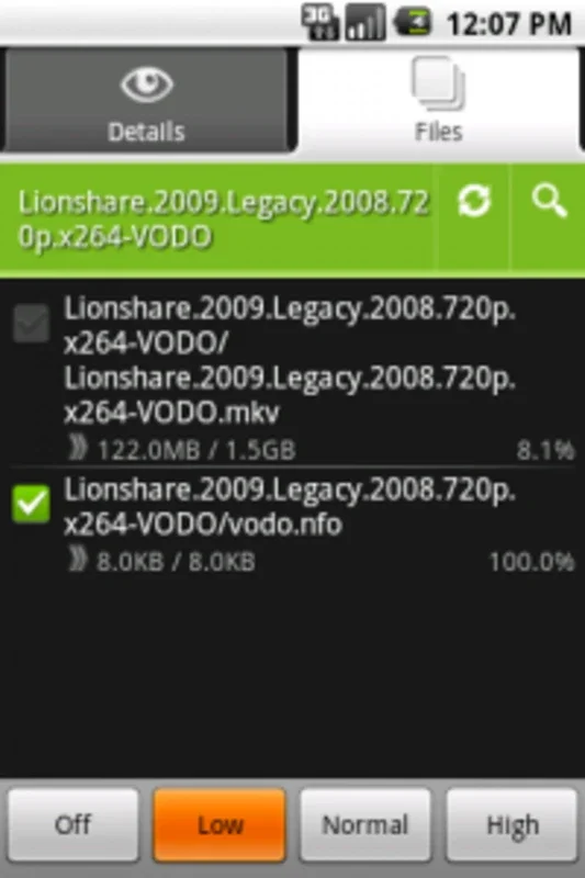 Transdroid for Android: Efficient Torrent File Management