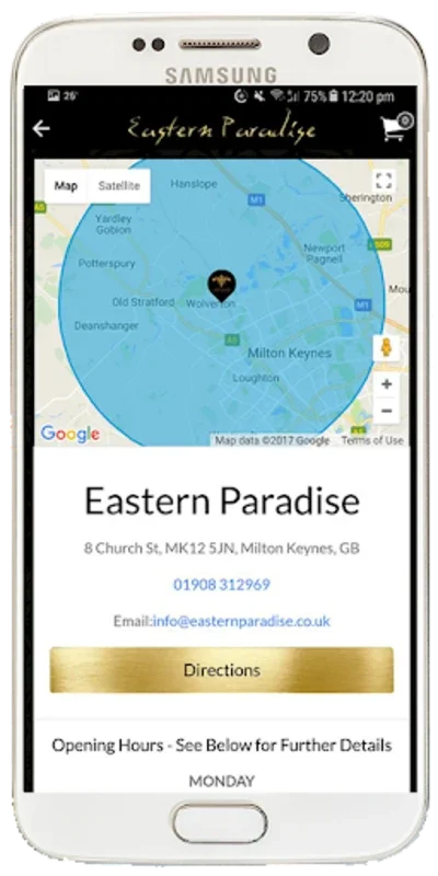 Eastern Paradise for Android - Authentic Indian Cuisine