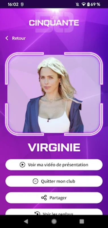 Les cinquante for Android - Engaging Virtual Game Show