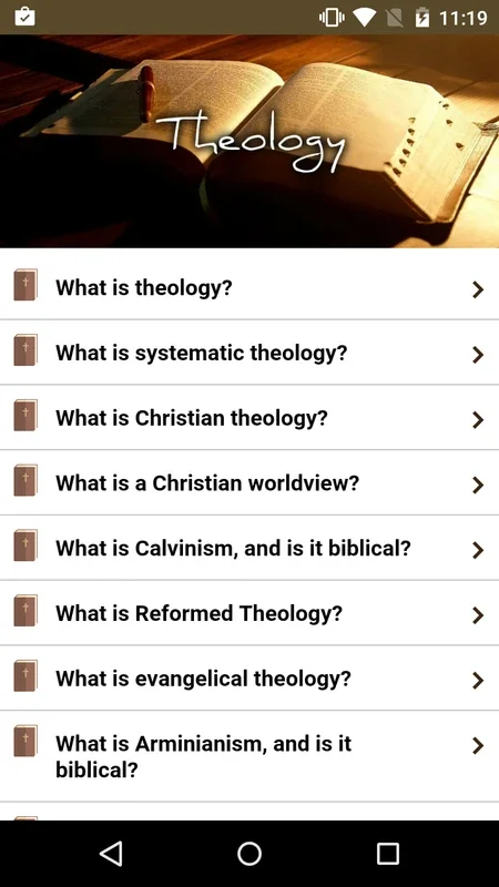 Theology Questions and Answers for Android: Resolve Religious Doubts