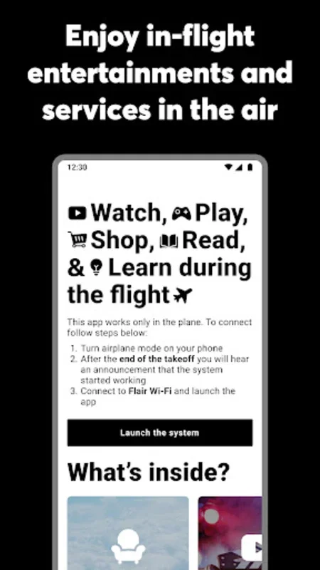 Flair: Inflight for Android - Elevate Your Flight Experience