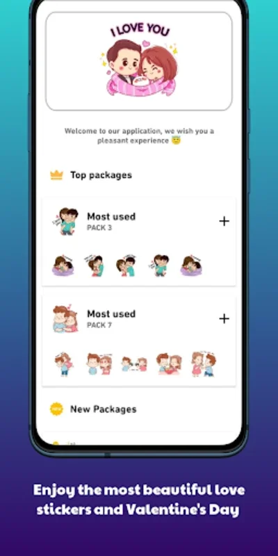 Love Stickers & Cute Couple for Android - Expressive Chat Tools
