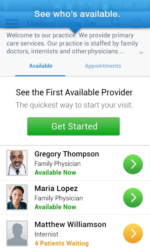 NowClinic for Android - Instant Healthcare on Your Phone