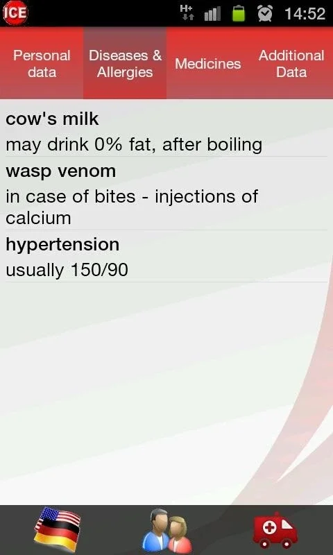 ICEcard for Android: Organize Emergency Health Info