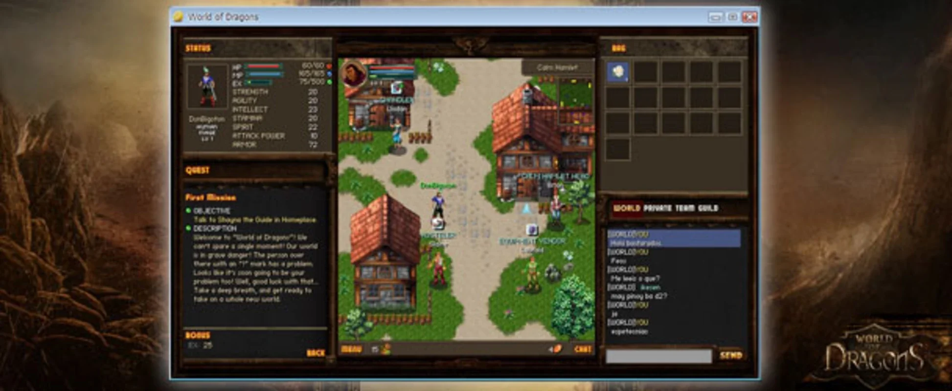 World of Dragons for Windows - An Epic MMORPG Experience