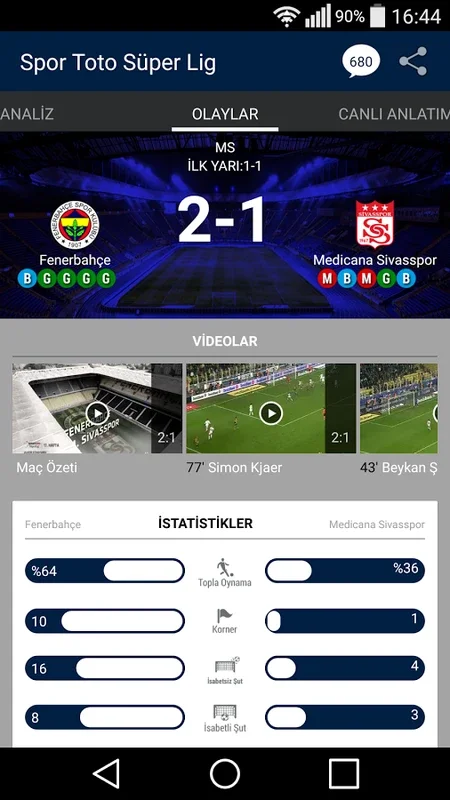 GollerCepte 1907 for Android: Stay Updated on Football