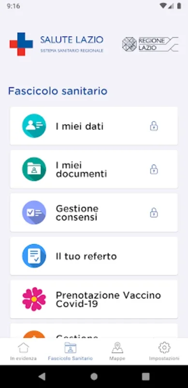 SaluteLazio for Android: Streamlined Health Management