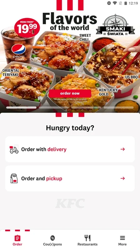 KFC for Android - Order Your Favorite Meals Easily