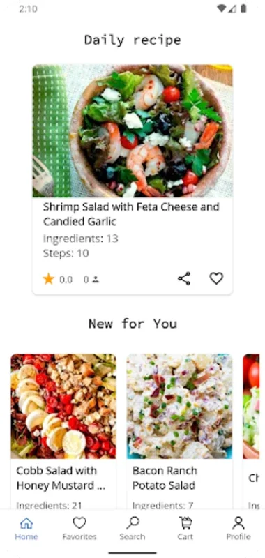 Salad Recipes for Android: Diverse & Offline