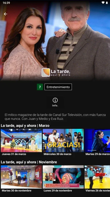 CanalSur Más for Android: Diverse Entertainment