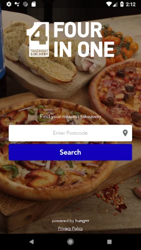 Four in One for Android: Quick Global Cuisine Ordering