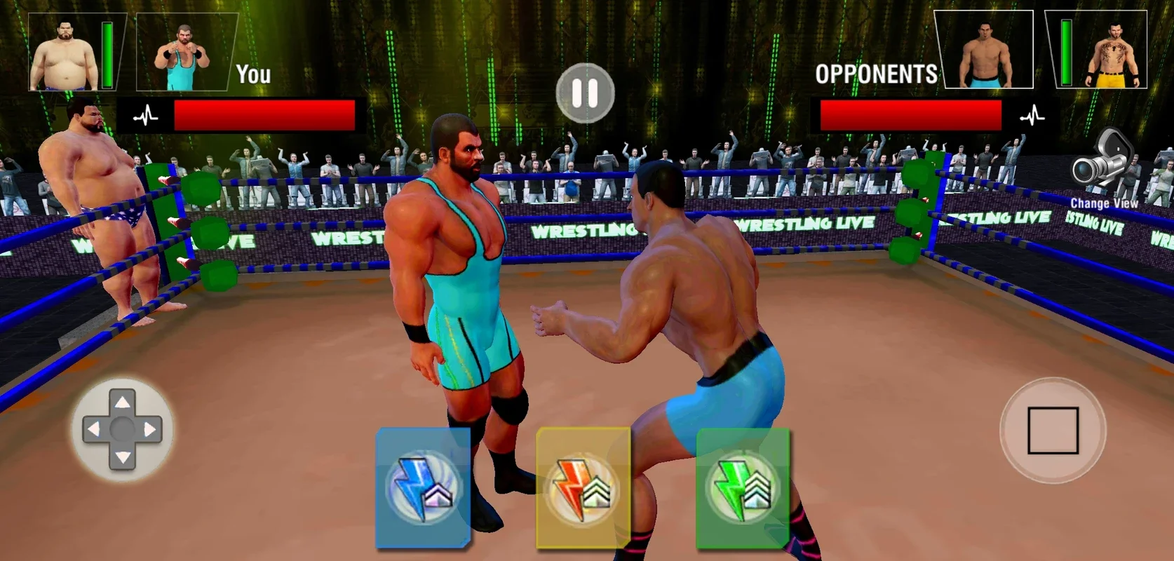 Tag Team Wrestling Games: Mega Cage Ring Fighting for Android - No Download Needed