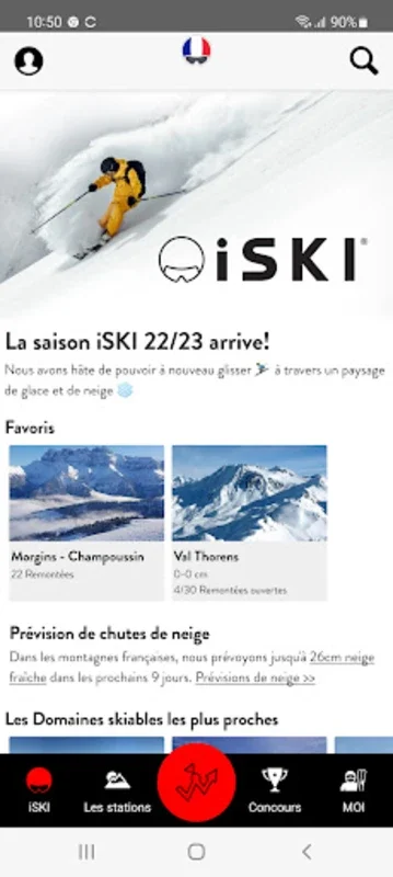 iSKI France for Android - Skiing Made Easy with Real-time Data