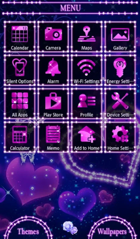 Electric Love for Android - Personalize with Neon Love