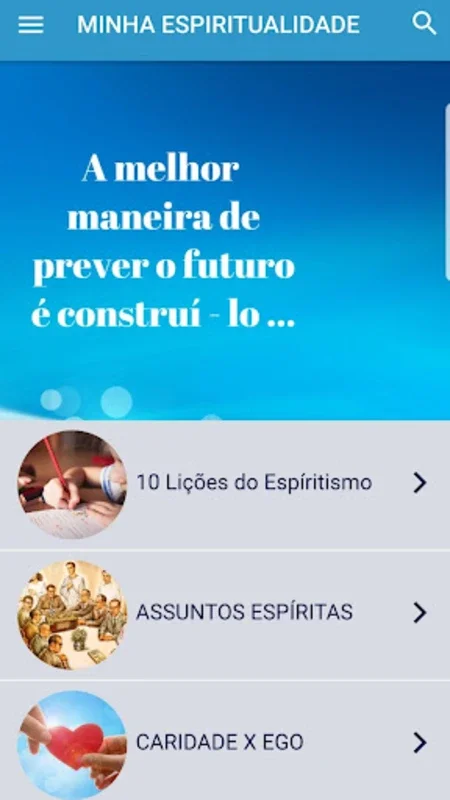 MINHA ESPIRITUALIDADE ESPÍRITA for Android - Explore Spiritism