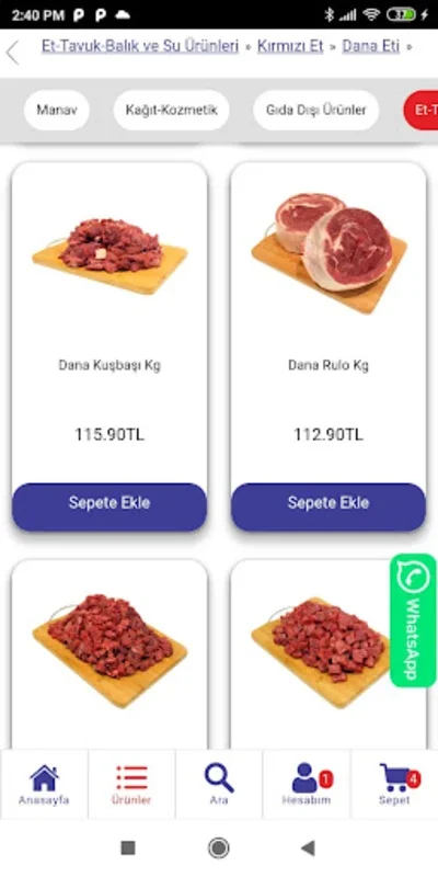 Gimat Sepeti for Android: Streamline Shopping with Delivery and Pickup Options