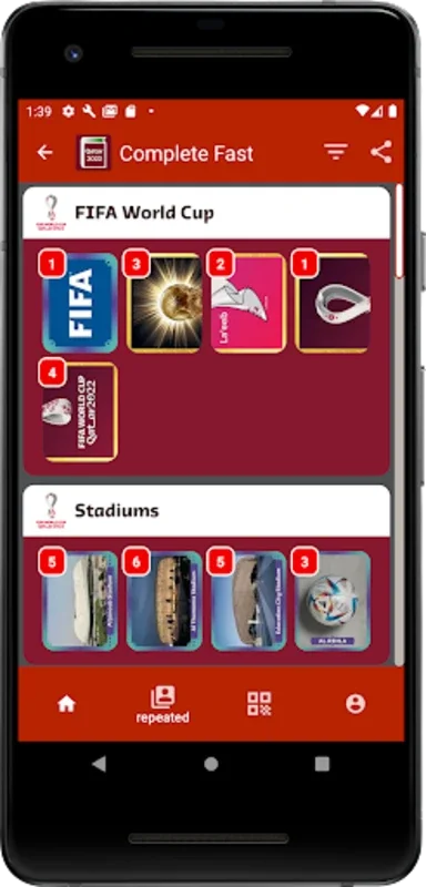 Complete Fast for Android - Manage and Trade World Cup 2022 Stickers