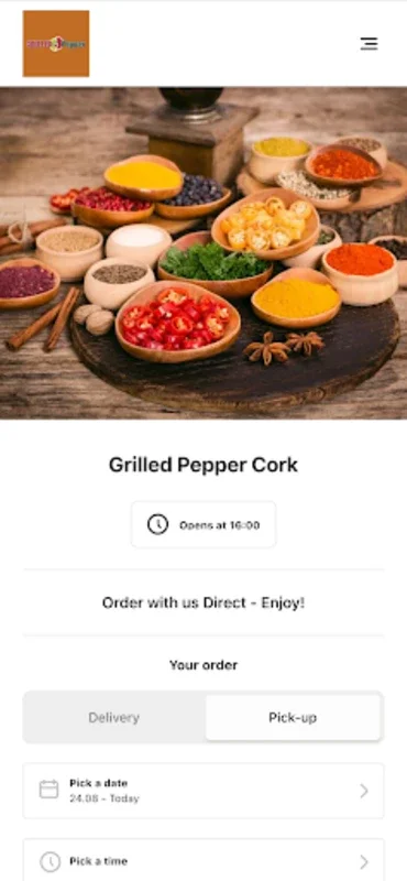 Grilled Pepper Cork for Android - Simplify Meal Ordering