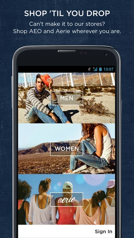 AEO | Aerie for Android - Seamless Shopping App