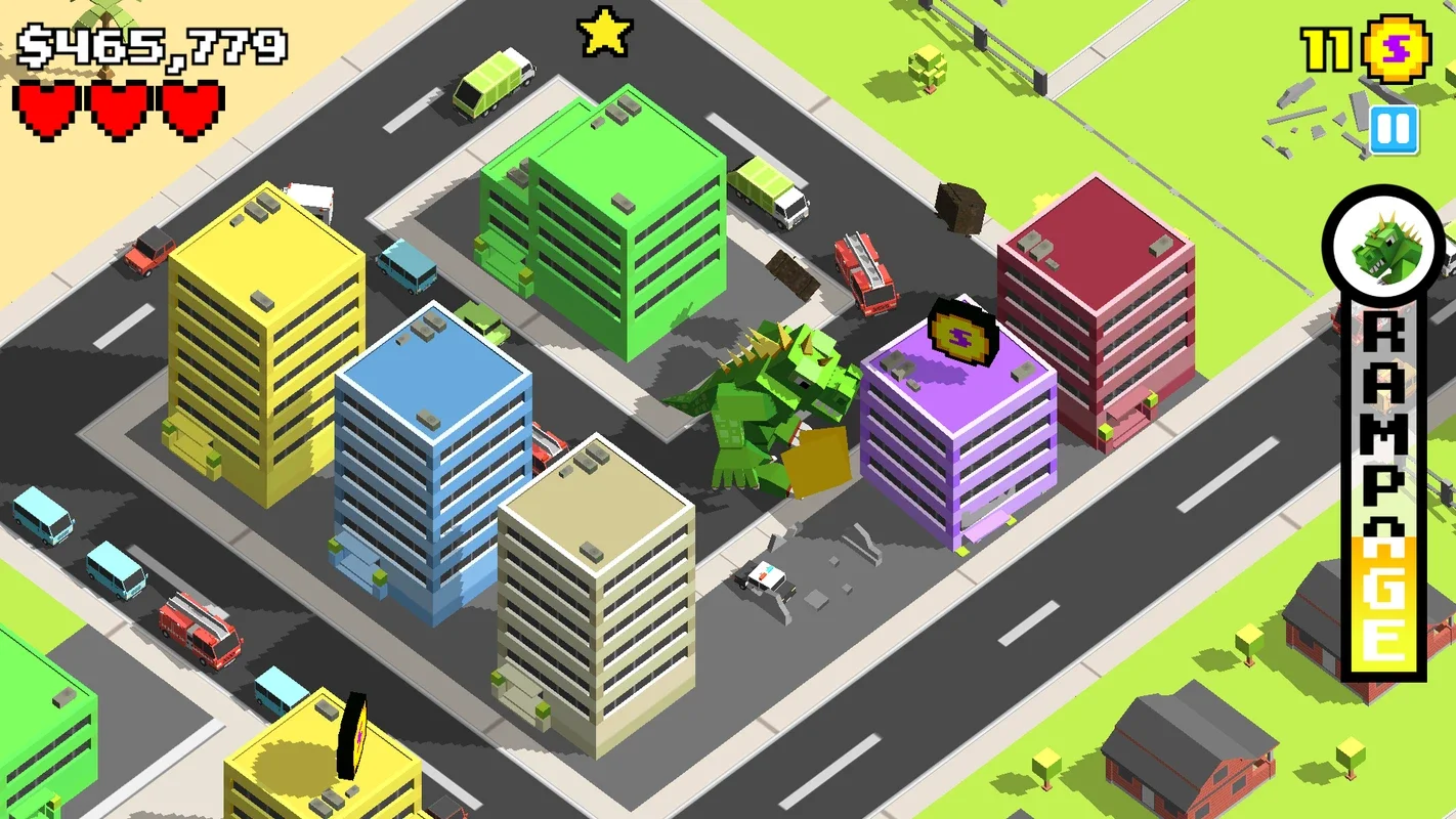 Smashy City for Android - Monstrous City - Wreaking Havoc