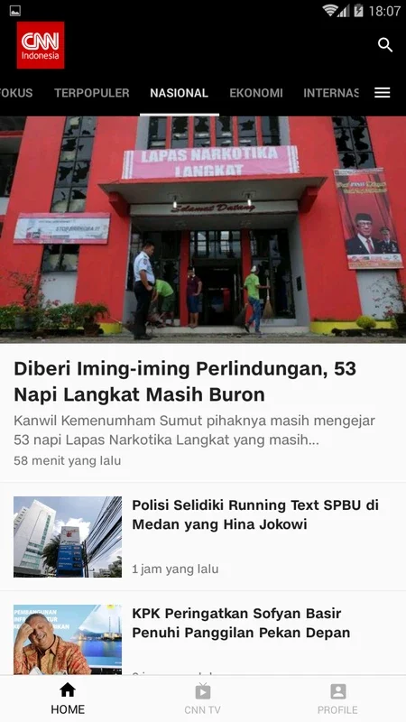 CNN Indonesia for Android: Access News Easily