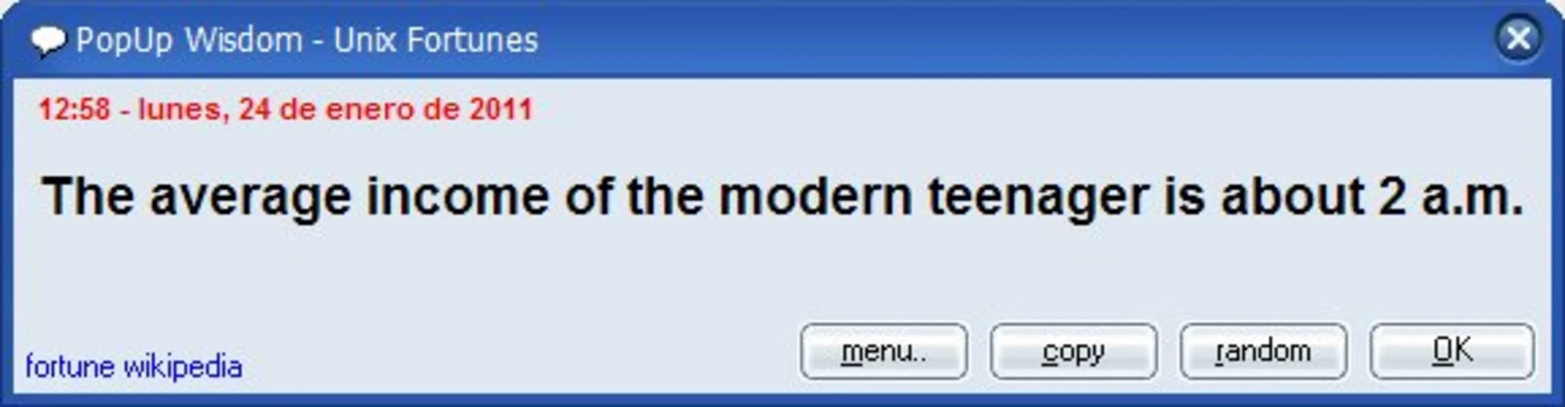 PopUp Wisdom for Windows - Enjoy Funny Pop - Up Quotes