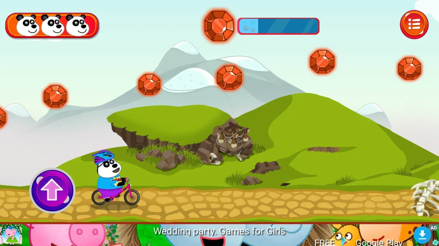 Hippo Bicycle: Kids Racing for Android - Fun Cycling Game